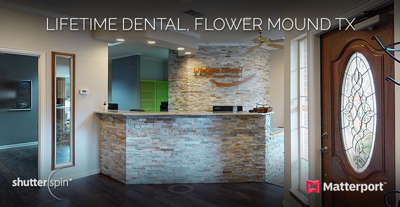 Matterport virtual tour of lifetime dental in flower mound tx
